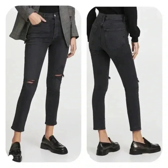 AGOLDE Nico High Rise Slim Fit Jeans Cassette Wash - Picture 1 of 12